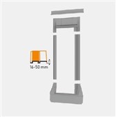 DAKEA KFT - Lemování pro ploché skládané krytiny se zámkem 16-50mm - C2A - rozměr 55*78cm